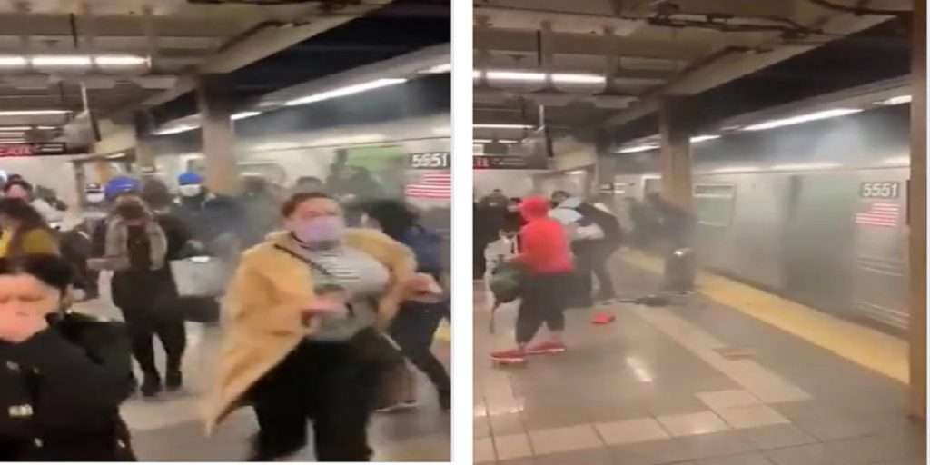 New York Subway Shooting : अमेरिका बॉम्बस्फोटाने हादरली; न्यूयॉर्कमधील मेट्रो स्थानकावर गोळीबार, 5 ठार