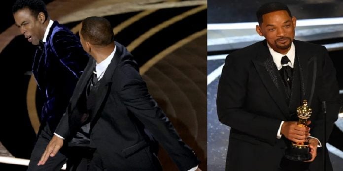 Will Smith banned from Oscars ceremonies for 10 years over chris rock slap in 94 oscar award ceremony