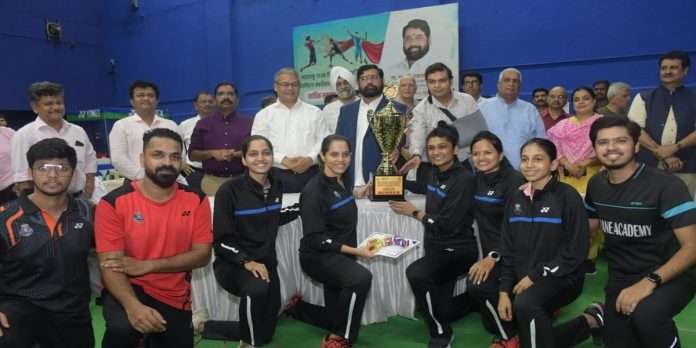 eknath shinde announce we build new five ac badminton court in thane soon