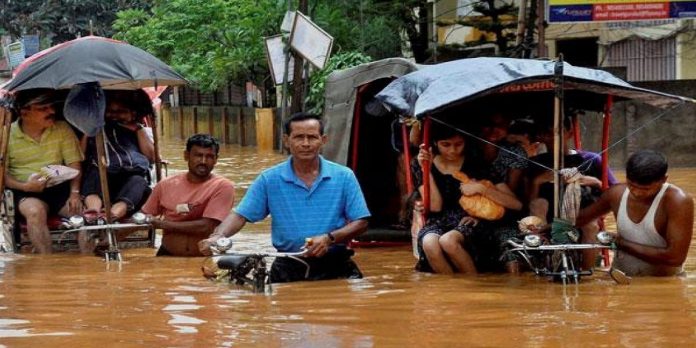 assam facing flood situation worsens due to floods in assam over 7 lakh affected 1 more dead