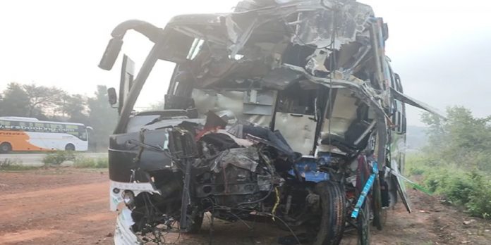 7 killed 27 injured in a accident in hubli karnataka