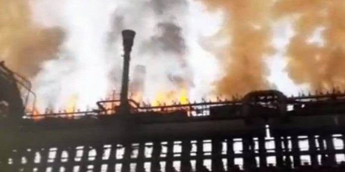 fire breaks out at tata steel company coke plant jharkhand cm hemant soren