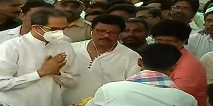 Chief Minister Uddhav Thackeray paid his last respects to MLA Ramesh Latke