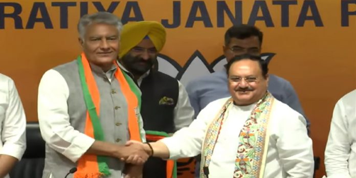 Punjab Congress leader Sunil Jakhar joins BJP