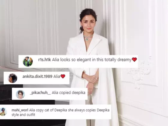 Alia became a troll by copying Deepika ..