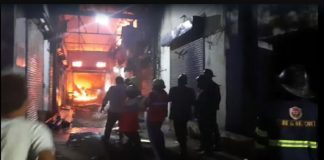 thane fire wagle estate godown thane 7 shops burned in huge fire after three hours fire control