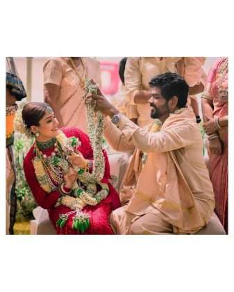 The wedding ceremony of Nayantara and Vignesh Shivan was celebrated