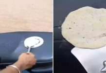 video someone makes dosa on vespa scooty in heatwave hyderabad see viral video