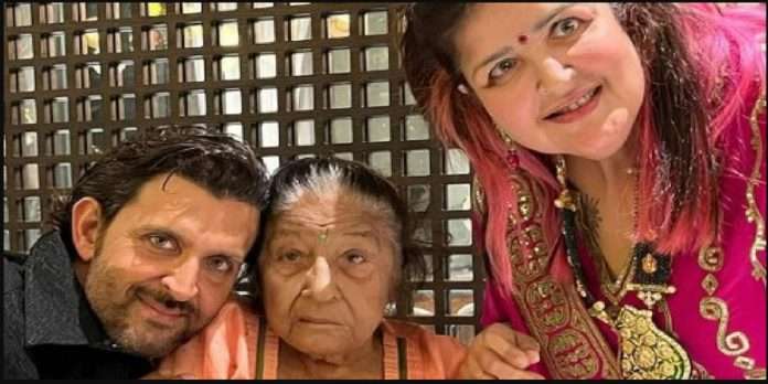 hrithik roshan maternal grandmother padma rani omprakash dies