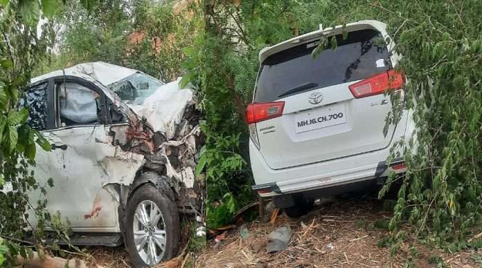 Beed Accident Innova-rickshaw crash 6 people died