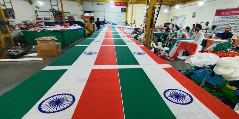 har ghar tiranga abhiyan a flag manufacturer at vasai dalbir singh negi company for upcoming independence day