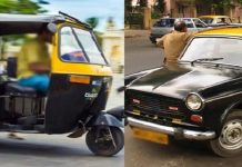 Rickshaw And Taxi