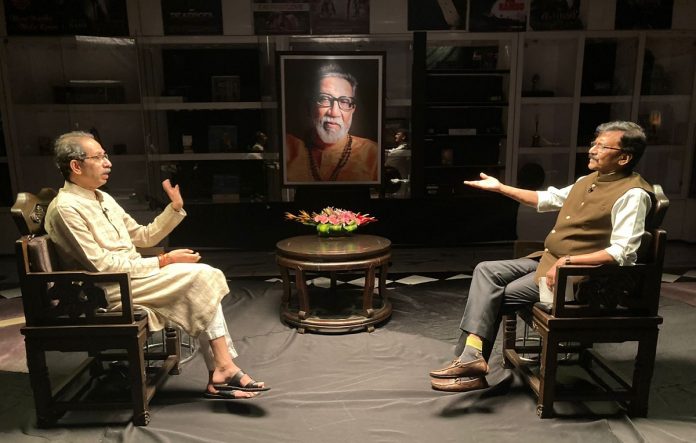 sanjay raut and uddhav thackeray interview