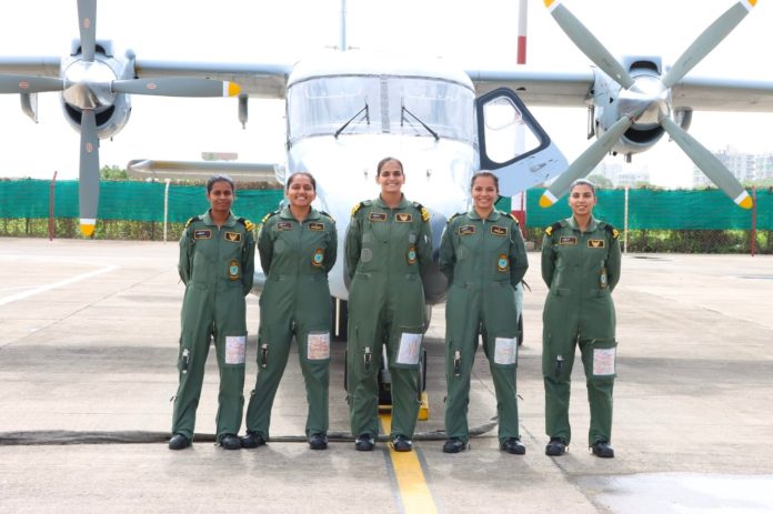 Indian Navy’s All Woman Aircrew Completes Maritime Mission