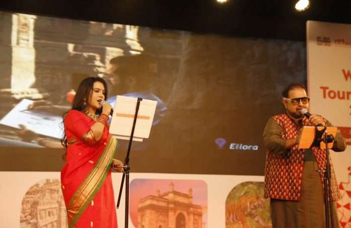 maharashtra tourism amruta fadanvis new song with popular singer Shankar Mahadevan