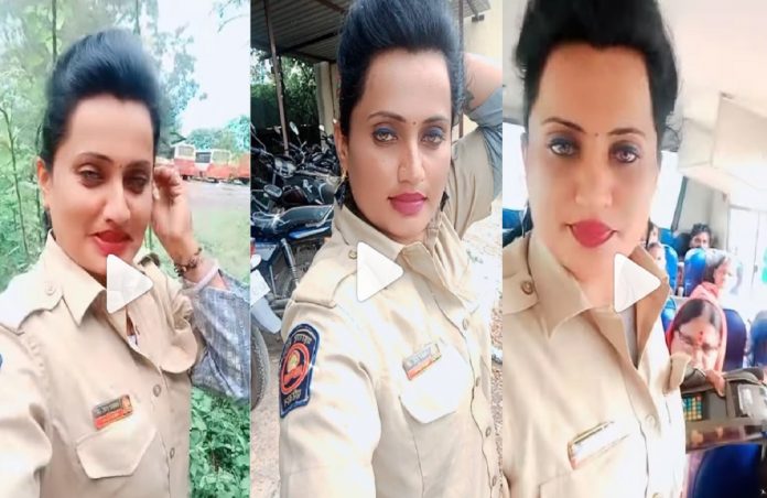 osmanabad news msrtc suspend lady conductor who making video for instagram