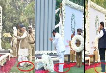koshyari controversy governor bhagat singh koshyari salutes mumbai attack martyrs by wearing slippers