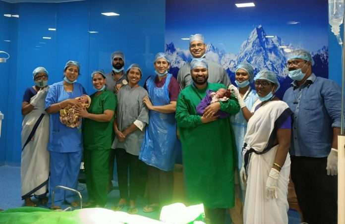 First time caesarean Surgery successful at Korus Maternity Hospital in Thane