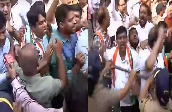 ncp party workers aggressive in mumbai after abdul sattar controversial statement about supriya sule