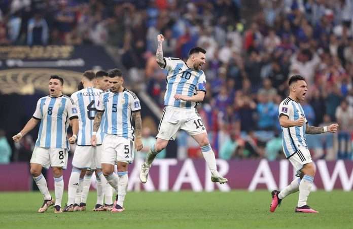 Fifa world cup final argentina won the world cup after 36 years defeating france in penalty shootout