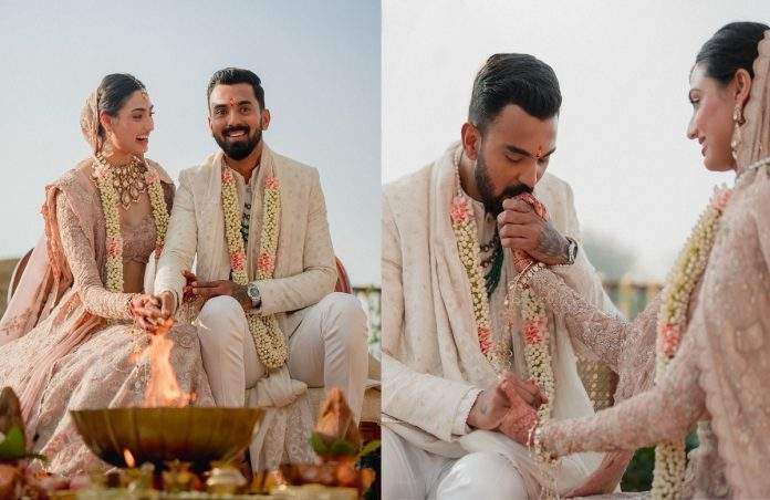 first pictures of kl rahul and athiya shettys wedding are out
