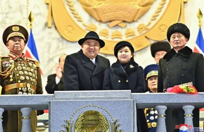 kim jong un daughter appears at military parade sparks succession talk