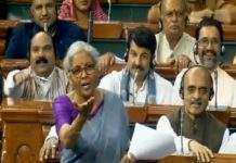 union budget 2023 24 dettol se muh saaf kardo bhaiya finance minister nirmala sitharaman takes dig at congress on corruption in lok sabha