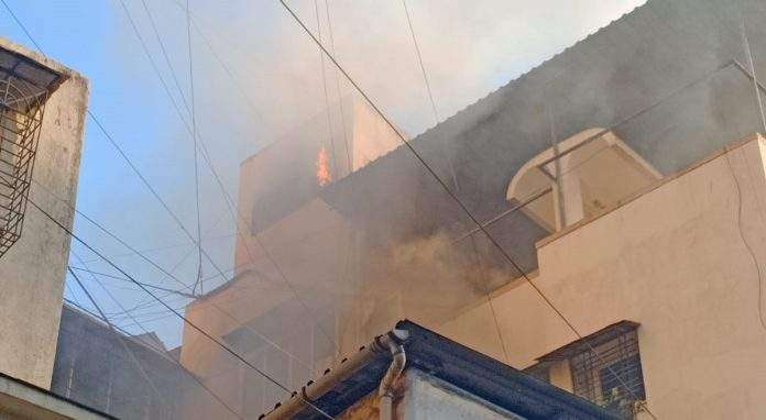 fire in thane