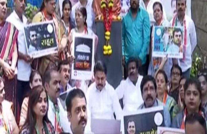 Statewide Congress agitation against action against Rahul Gandhi; Nana Patole's presence in Thane