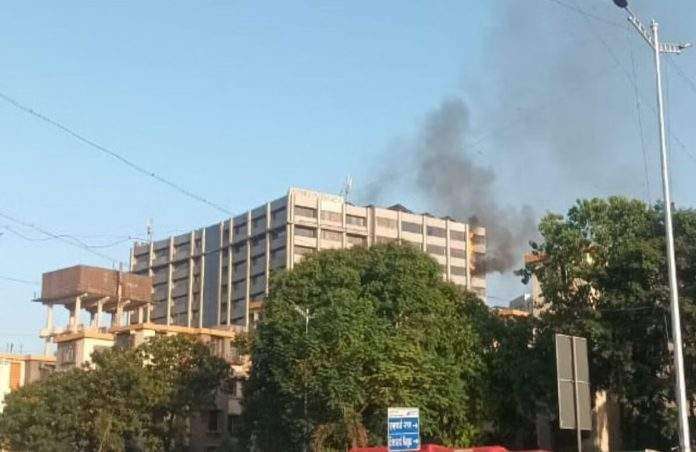 Fire breaks out at Godrej building in Chunabhatti