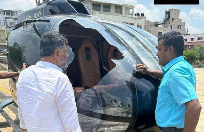 Karnataka Election Helicopter accident of Congress State President DK Shivkumar