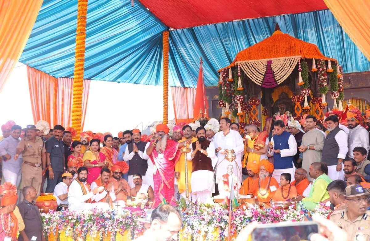 Chhatrapati Shivaji Maharaj's 350th coronation ceremony held at Raigad fort